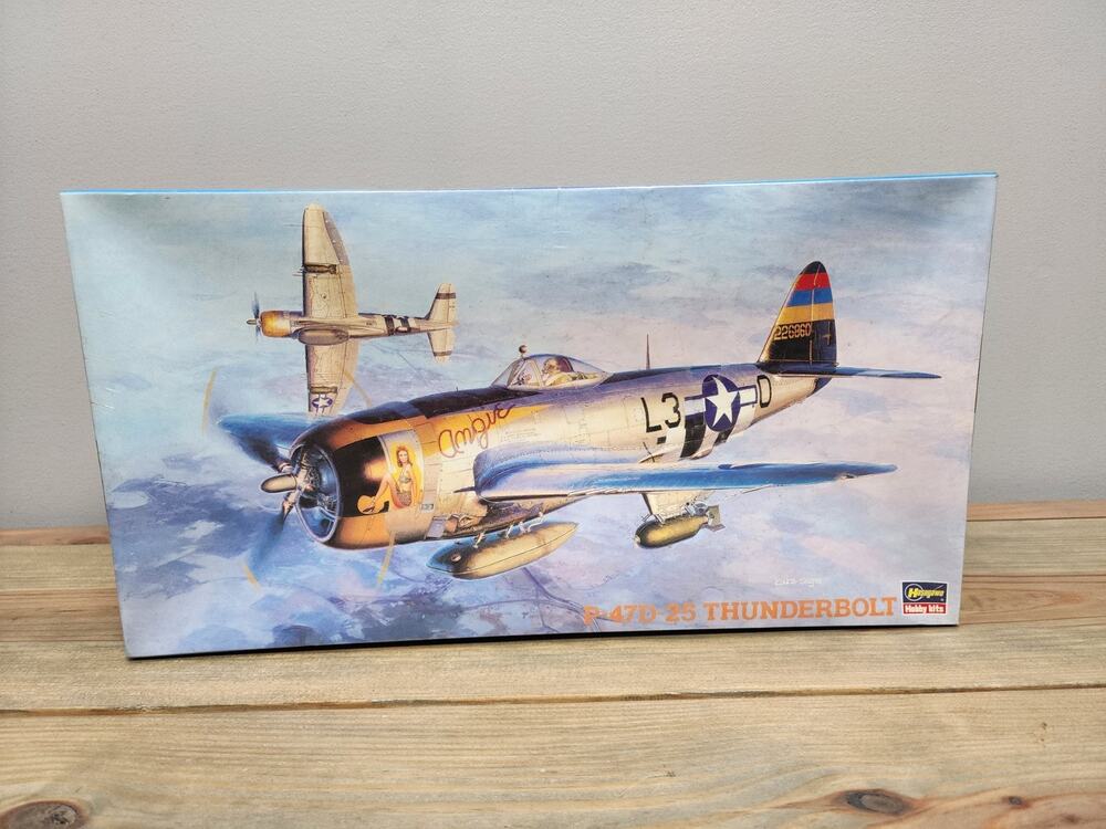 HASEGAWA 09140 P-47D-25 THUNDERBOLT MODEL KIT-NIB-1:48 SCALE